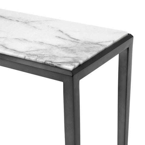 Eichholtz Timeless Minimalist Marble Entryway Console