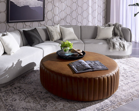 Space Saving Modern Tufted Pouf Ottoman