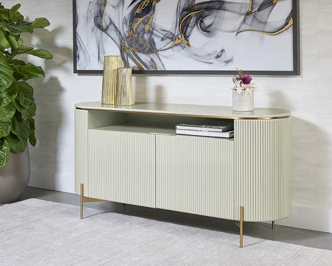 Paloma Modern Sideboard Cabinet with High Gloss Finish