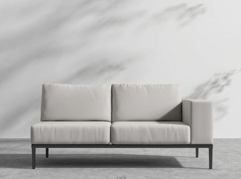 Francis Modern Loveseat Sofa for Outdoor Living