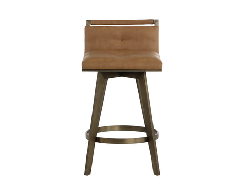 Arizona Art Deco Low Back Counter Stool