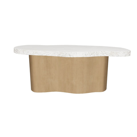 Idris Modern Freeform Drum Dining Table