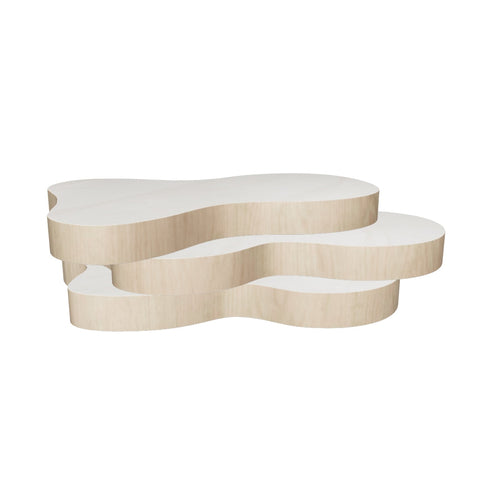 Sunpan Geddes Nature-Driven Modernist Freeform Coffee Table