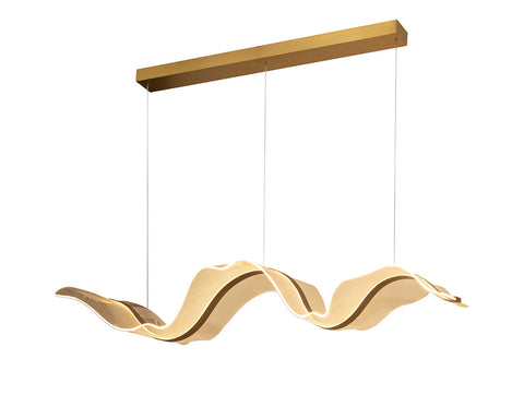 Alun Ambient Minimalist Chandelier with Adjustable Height Ceiling Light