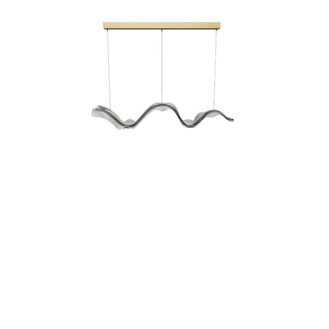 Alun Ambient Minimalist Chandelier with Adjustable Height Ceiling Light