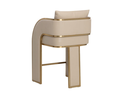 Timeless Minimalist Contemporary Upholstered Counter Stool