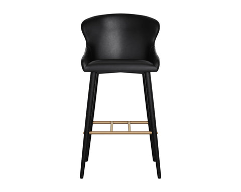 Timeless Minimalist Upholstered Barrel Bar Stool