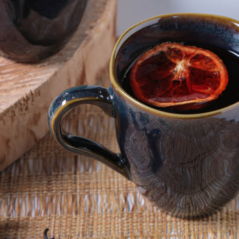 Porto Brasil Oceano Everyday Reactive Glaze Mug - Set of 4