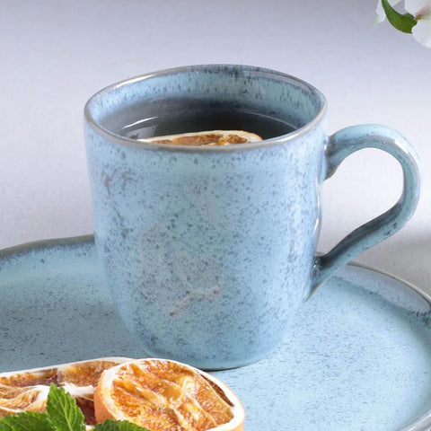 Porto Brasil Everyday Organic Reactive Glaze Stoneware Mug - Set of 4