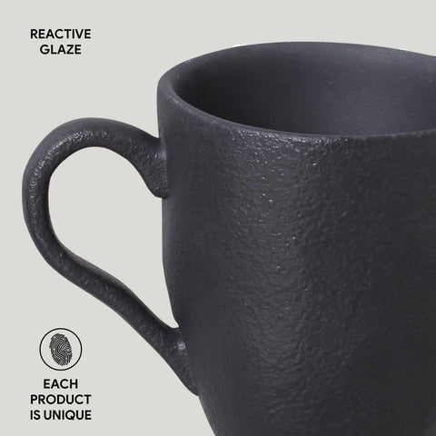 Porto Brasil Everyday Organic Reactive Glaze Ceramic Mug - Set of 4
