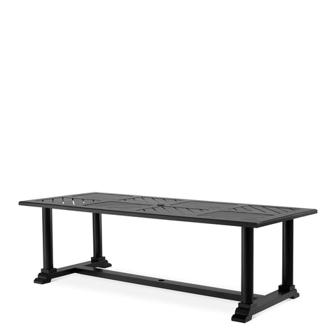 Eichholtz Contemporary Farm Dining Table with Geometric Pattern
