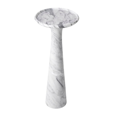 Eichholtz Timeless Minimalist Modern Curved Marble Center Table