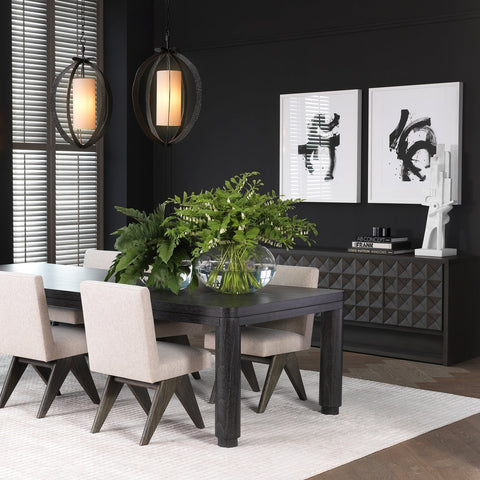 Jane Modern Accent Cabinet with Antique Finish