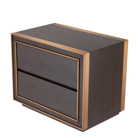 Eichholtz Artful Traditionalist Art Deco Rectangle Nightstand