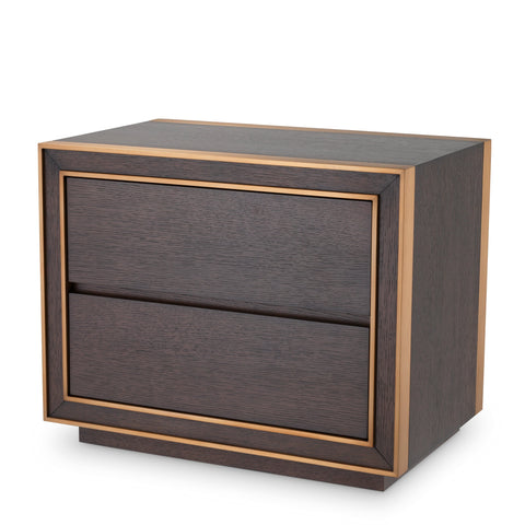 Eichholtz Artful Traditionalist Art Deco Rectangle Nightstand