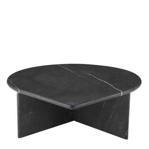 Eichholtz Timeless Minimalist Curved Modern Marble Nesting Table