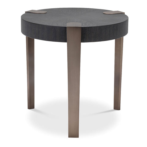 Eichholtz Timeless Minimalist Modern Round Center Accent Table - 22 W