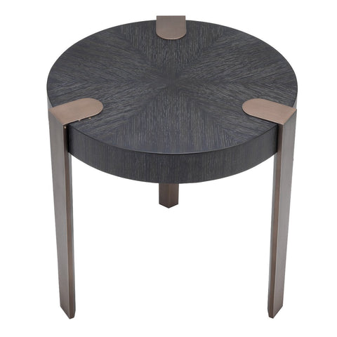 Eichholtz Timeless Minimalist Modern Round Center Accent Table - 22 W