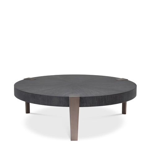Eichholtz Timeless Minimalist Round Coffee Table Modern Frame