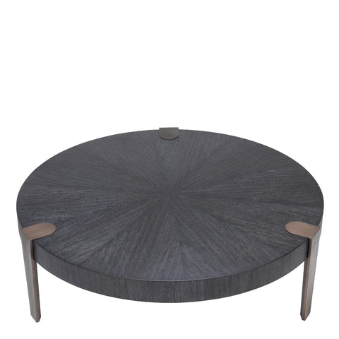 Eichholtz Timeless Minimalist Round Coffee Table Modern Frame