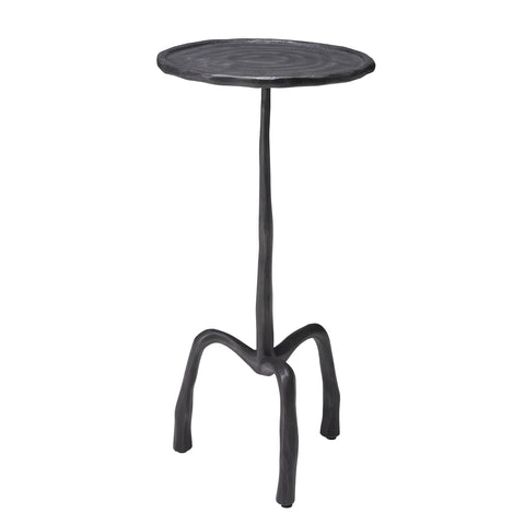 Eichholtz Space Saving Modern Bronze Round Drink Table