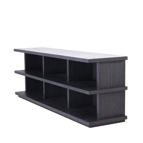 Miguel Contemporary Media Cabinet with Matte Finish