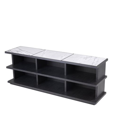 Miguel Contemporary Media Cabinet with Matte Finish
