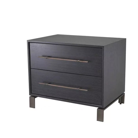 Space Saving Contemporary Solid Wood Nightstand