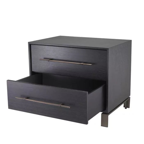 Space Saving Contemporary Solid Wood Nightstand