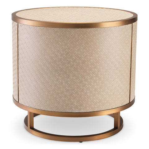 Space Saving Contemporary Curved Frame Accent Table