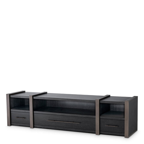 Canova Contemporary Media Console with Pull Handles Media Storage