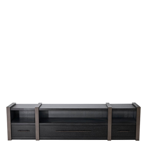 Canova Contemporary Media Console with Pull Handles Media Storage