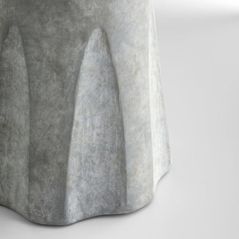 Handcrafted Textured Novelty Candle Stand in Contemporary Style