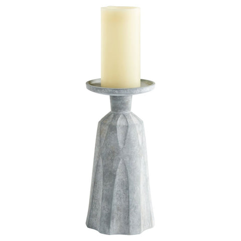 Handcrafted Textured Cylindrical Candle Stand for Contemporary Spaces