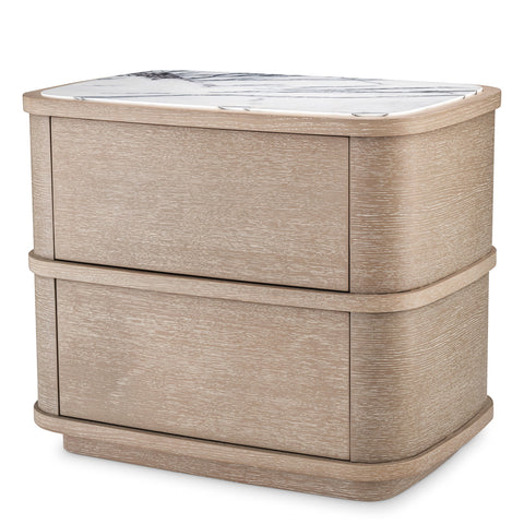 Eichholtz Space Saving Curved Drum Nightstand