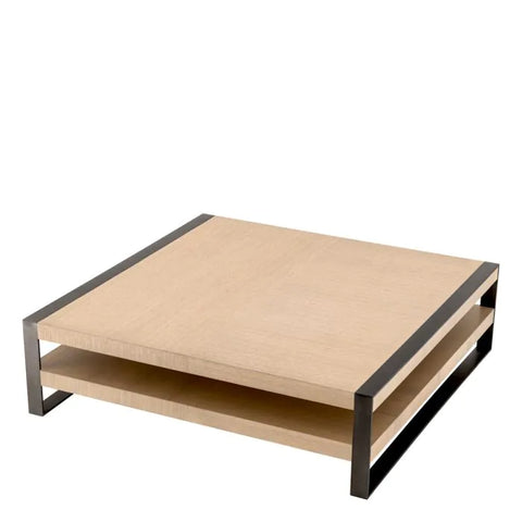 Eichholtz Timeless Minimalist Square Coffee Table in Bronze