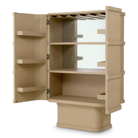 Cabana Contemporary Bar Cabinet in Matte Finish