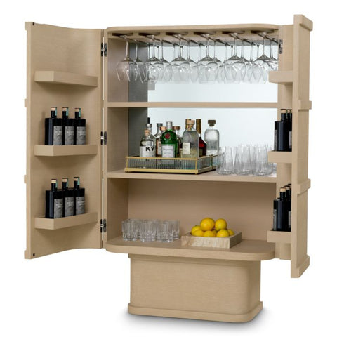 Cabana Contemporary Bar Cabinet in Matte Finish