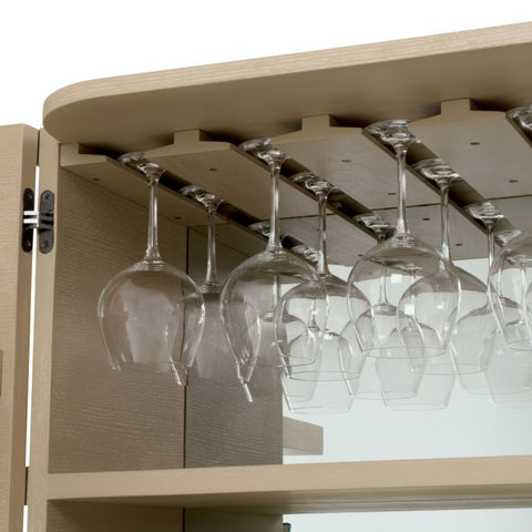 Cabana Contemporary Bar Cabinet in Matte Finish