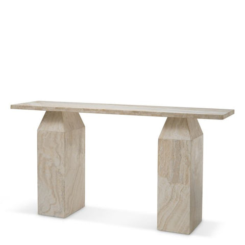 Timeless Minimalist Entryway Console with Block Foot Design