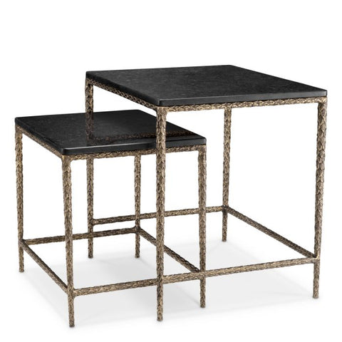 Eichholtz Space Saving Modern Square Nesting Table Set