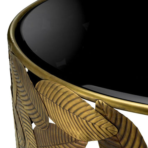 Eichholtz Timeless Minimalist Round Drum Coffee Table for Contemporary Spaces - 39 W