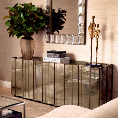 Nottingham Art Deco Mirrored Accent Cabinet