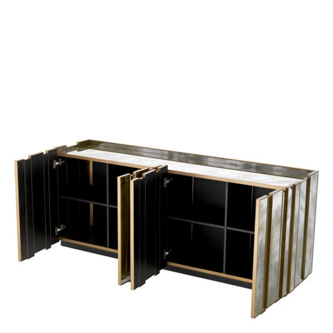 Nottingham Art Deco Mirrored Accent Cabinet