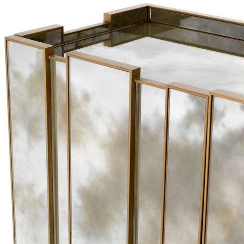 Nottingham Art Deco Mirrored Accent Cabinet