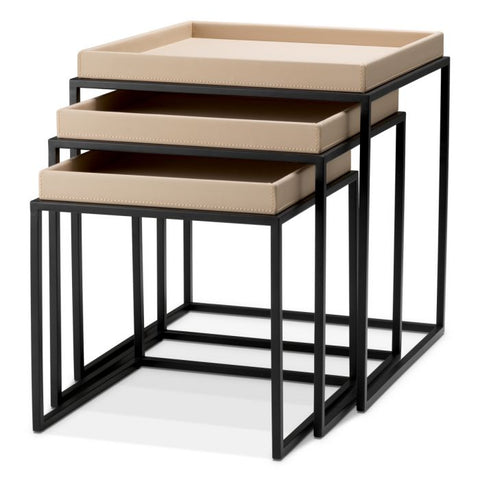 Eichholtz Space Saving Modern Square Nesting Table