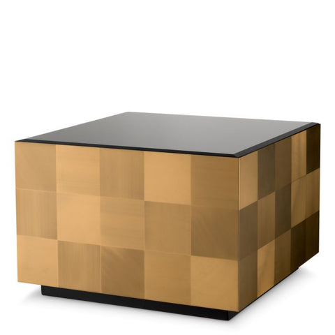 Timeless Minimalist Modern Plinth Glass Coffee Table