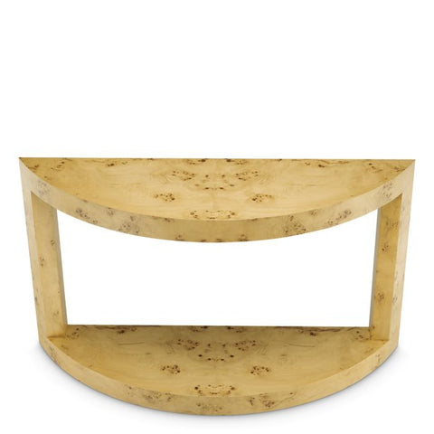 Eichholtz Timeless Minimalist Contemporary Semi-Circle Console