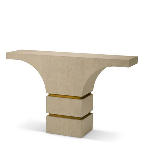 Timeless Minimalist Curved Entryway Console for Contemporary Spaces