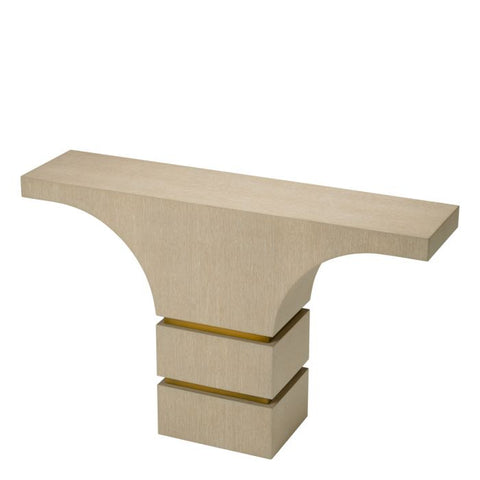 Timeless Minimalist Curved Entryway Console for Contemporary Spaces